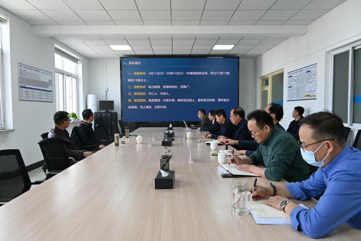 必赢app官网党委副书记、董事、总经理刘晓光 赴“北三县”项目办开展极端大风天气应急部署现场检查